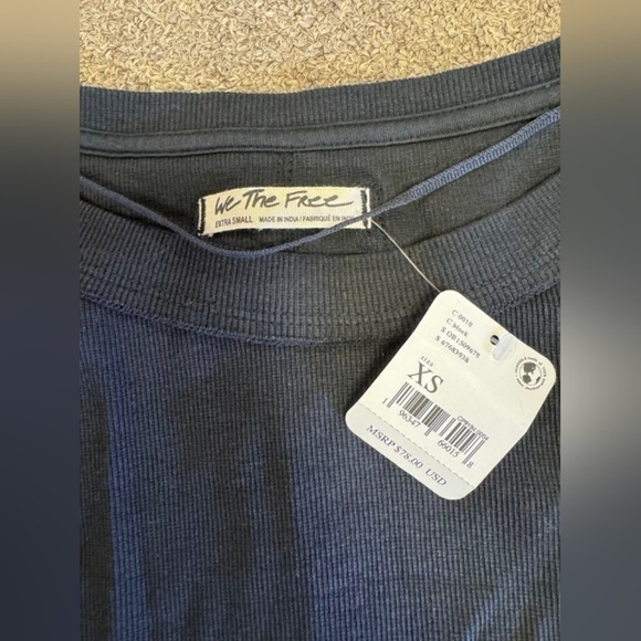 Free People NWT Long Sleeve Black Size XS - Picture 7 of 9